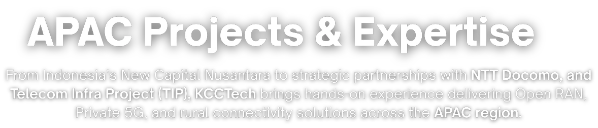 APAC Projects and Expertise